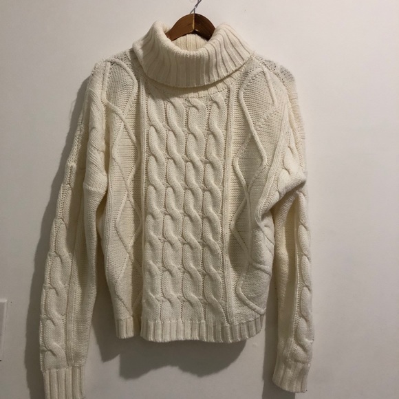 Six Crisp Days Women's Cable Knit Turtleneck - Picture 4 of 6